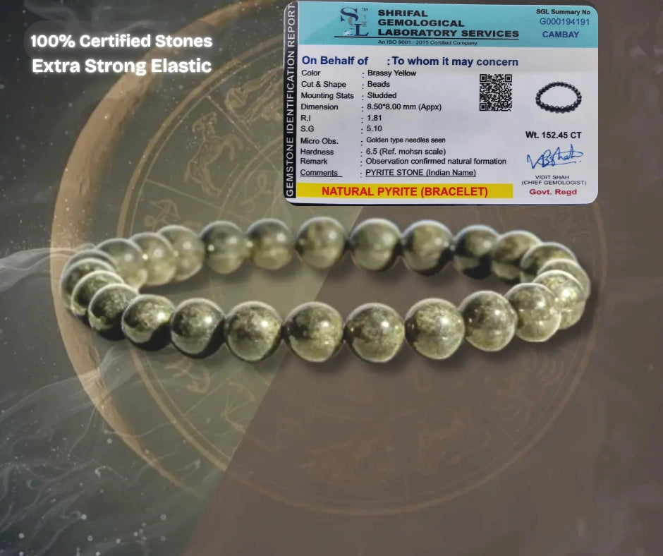 Golden Vein Bracelet (Pyrite)