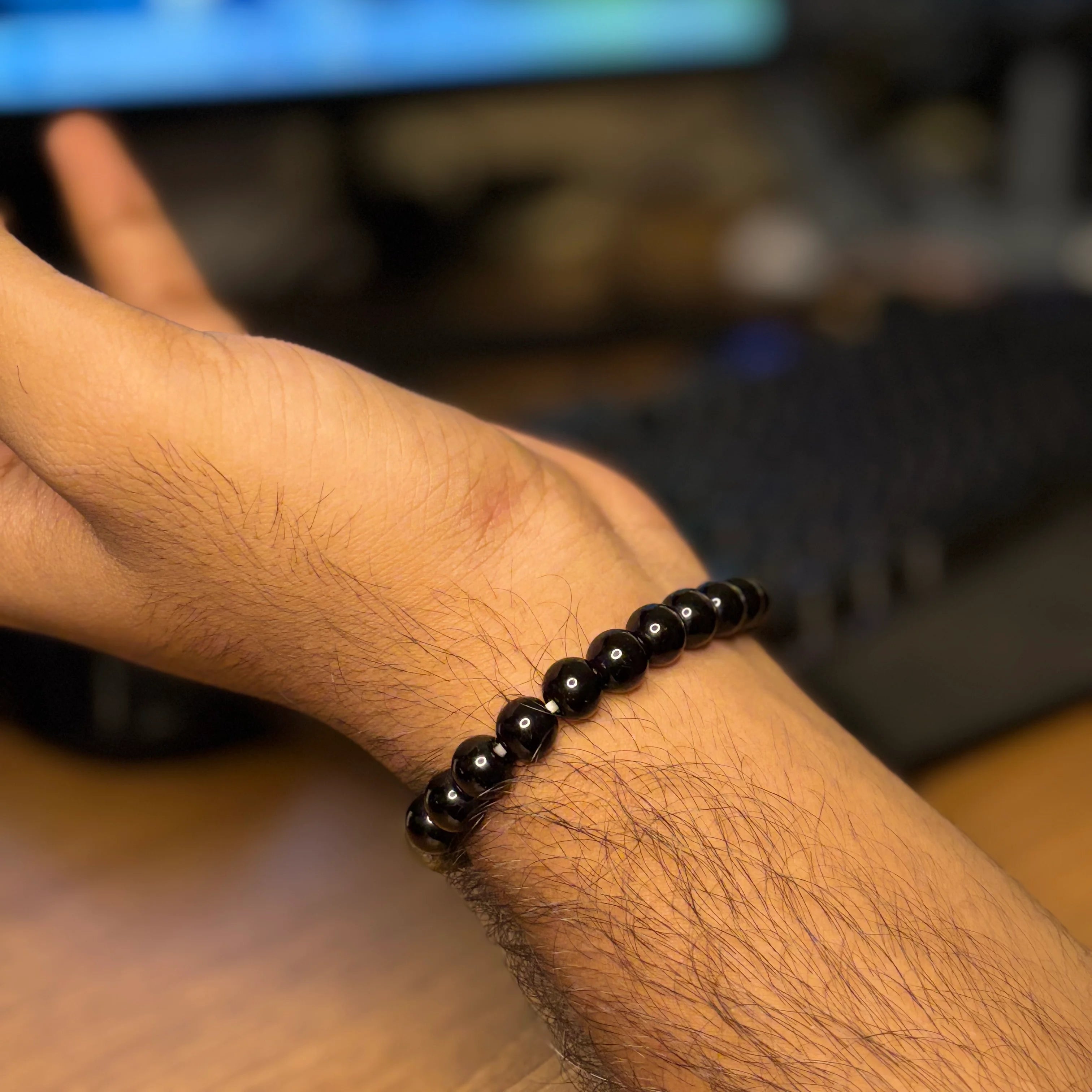 Black Obsidian Bracelet for Protection 