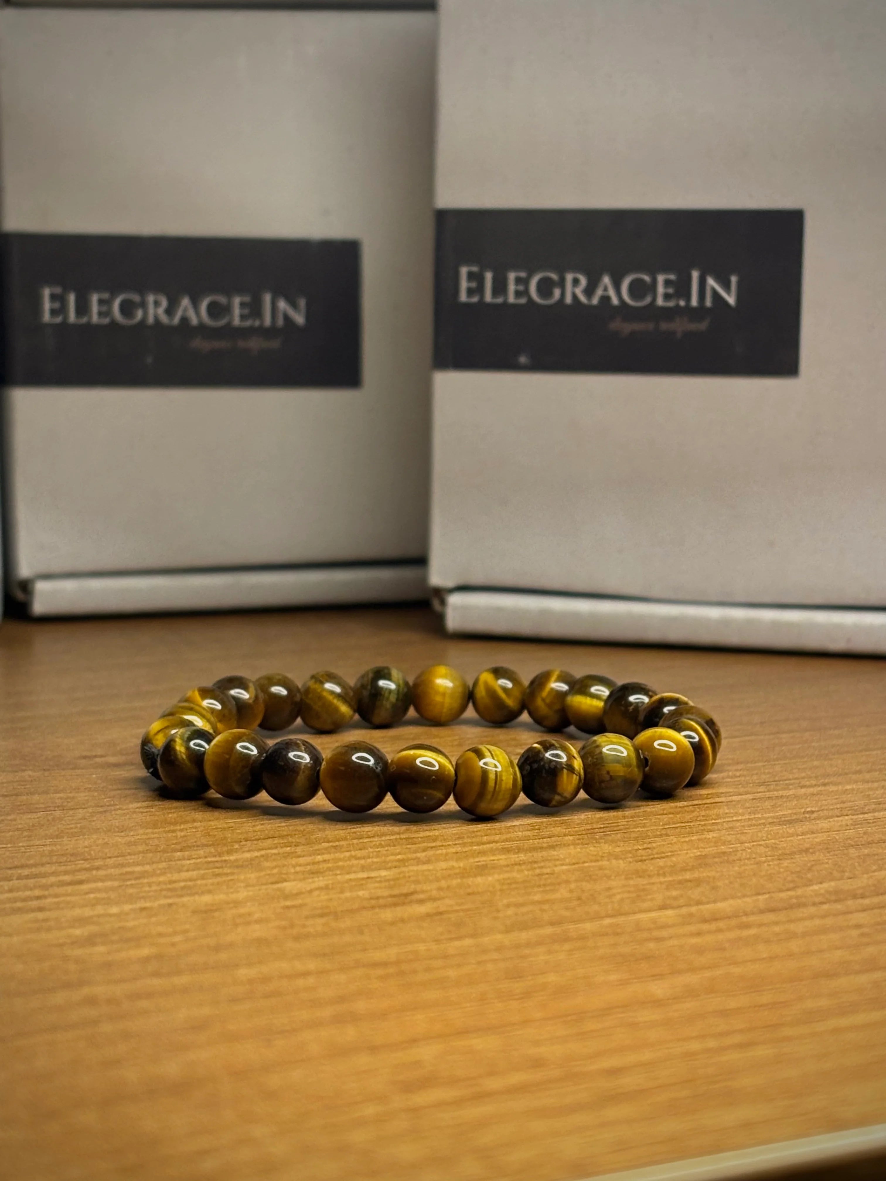 Inner Gaurdian Beaded Bracelet (Tiger Eye)