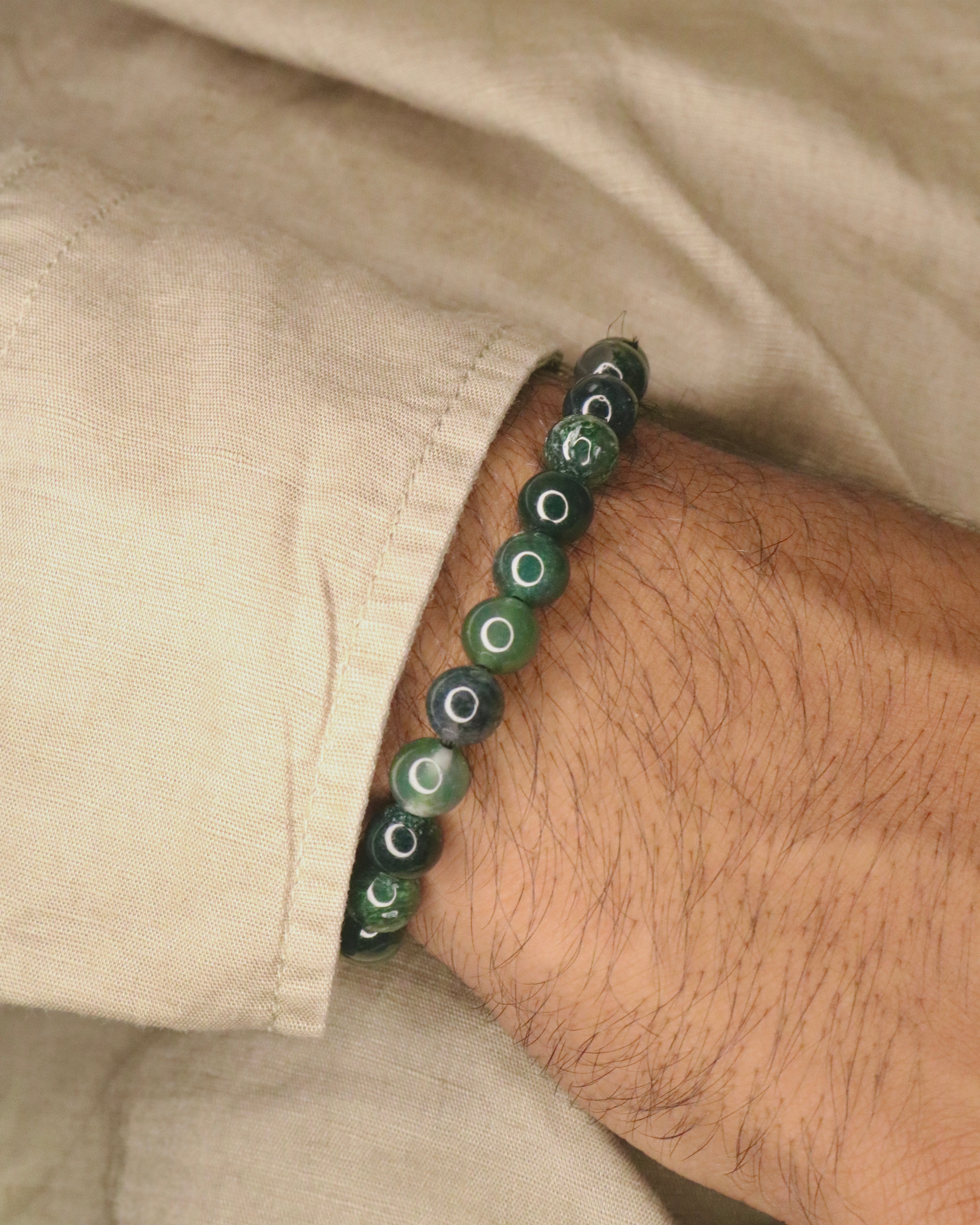 Wealth Attractor Moss Agate 